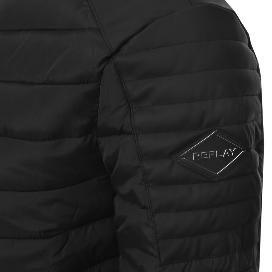 Alternative Image for ProductReplay Padded Jacket Black3